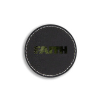 Faith Round Leatherette Patch | Artistshot