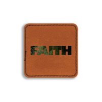 Faith Square Leatherette Patch | Artistshot