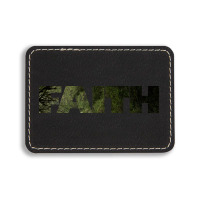 Faith Rectangle  Leatherette Patch | Artistshot