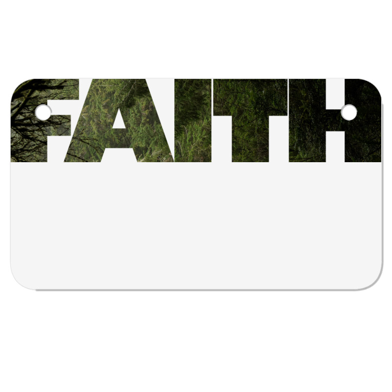 Faith Motorcycle License Plate | Artistshot