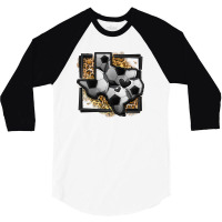 Leopard Soccer Texas Map 3/4 Sleeve Shirt | Artistshot