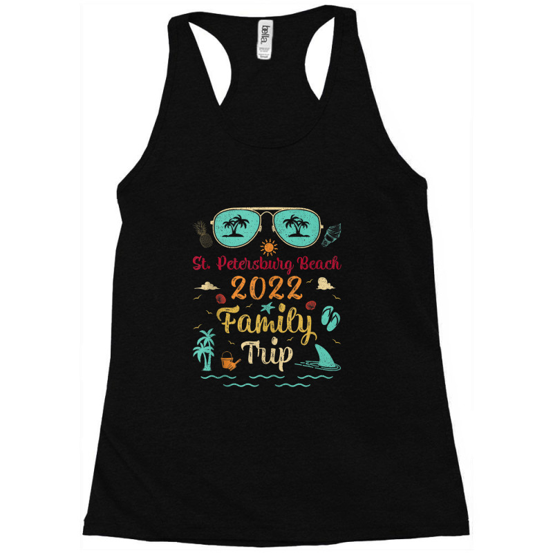 Family Trip 2022 Beach Vacation Florida St. Petersburg Beach Tank Top Racerback Tank by Tiktify | Artistshot