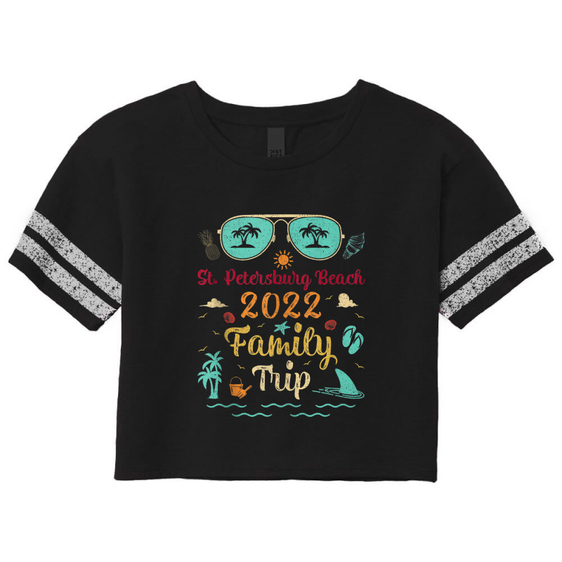 Family Trip 2022 Beach Vacation Florida St. Petersburg Beach Tank Top Scorecard Crop Tee by Tiktify | Artistshot