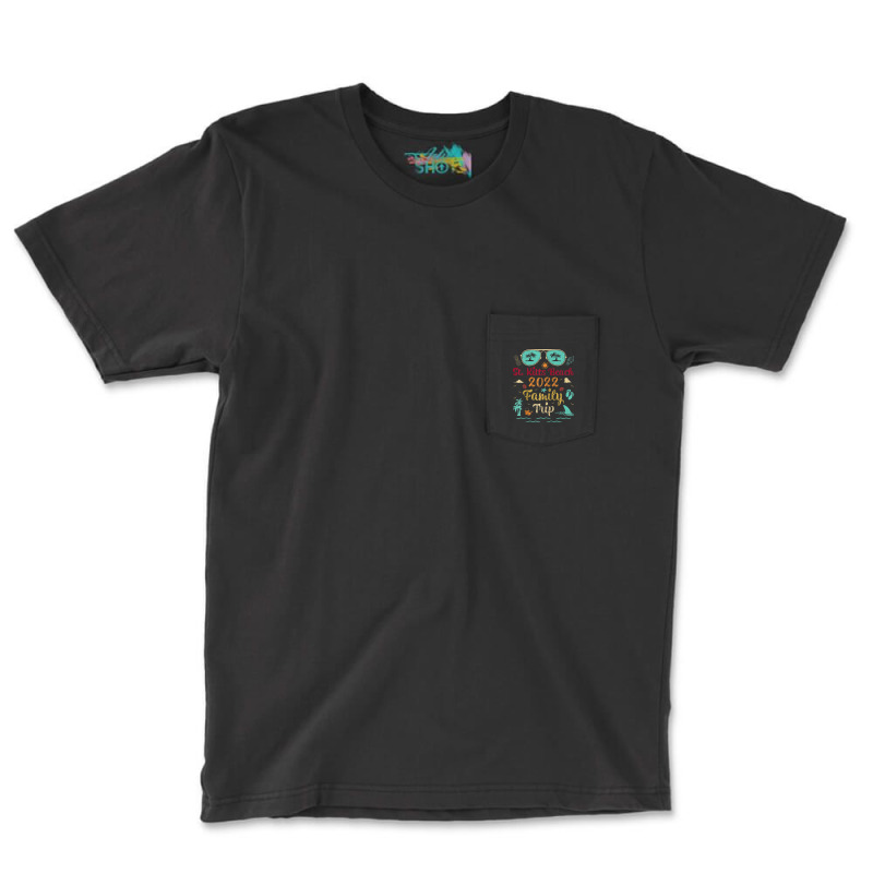 Family Trip 2022 Vacation Lost Paradise St. Kitts Beach Raglan Basebal Pocket T-Shirt by Tiktify | Artistshot