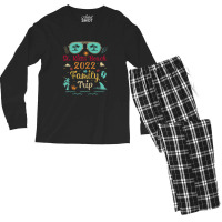 Family Trip 2022 Vacation Lost Paradise St. Kitts Beach Raglan Basebal Men's Long Sleeve Pajama Set | Artistshot