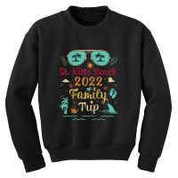 Family Trip 2022 Vacation Lost Paradise St. Kitts Beach Raglan Basebal Youth Sweatshirt | Artistshot