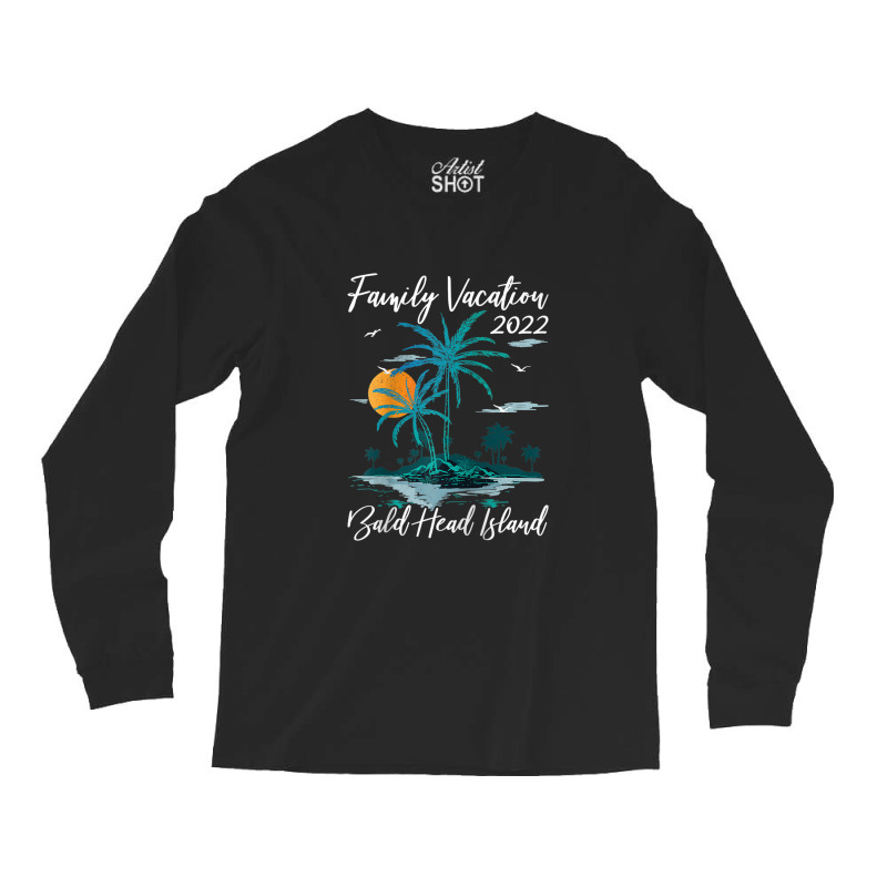 Family Vacation 2022 North Carolina Bald Head Island Beach Raglan Base Long Sleeve Shirts | Artistshot