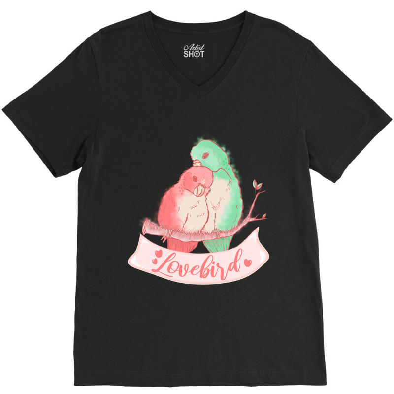 Lovebird V-neck Tee | Artistshot