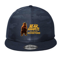 Bear Markets Make Smarter Investors Camo Snapback | Artistshot