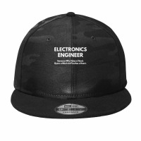 Electronics Engineer T Shirt Camo Snapback | Artistshot