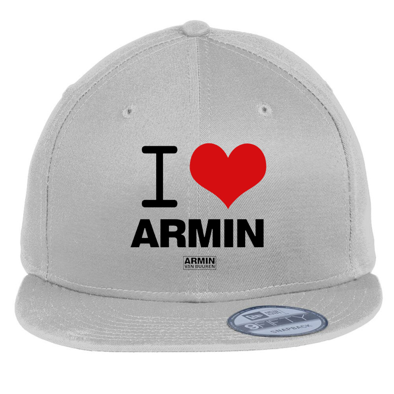 I Love Armin Armin Van Buuren Flat Bill Snapback Cap | Artistshot