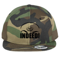 Indeed Flat Bill Snapback Cap | Artistshot