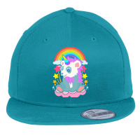 Animal T  Shirt Magical Panda Cute Pandacorn Unicorn Rainbow Asian Ani Flat Bill Snapback Cap | Artistshot