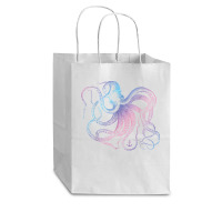 Octopus Shirt Cool Vintage Marine Biologist Ocean Sea Life 1 T Shirt Cub Paper Bag - 8 X 4 1/2 X 10 1/4 | Artistshot