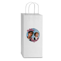 Vintage Classic  Rock Films Characters Mens Best Double Wine Paper Bag - 6 1/2 X 3 1/2 X 12 3/8 | Artistshot