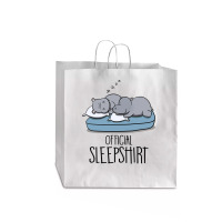 Hippopotamus Official Sleepshirt Funny Hippo Hippopotamus Lover 117 Hi Jumbo Paper Bag - 18 X 7 X 18 3/4 | Artistshot