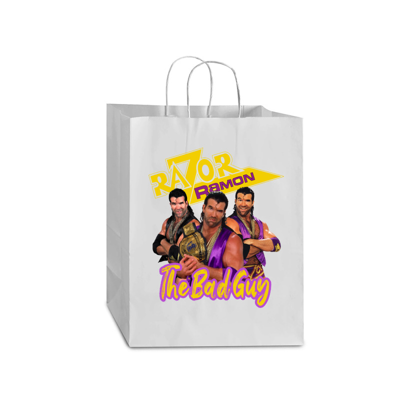 Graphic Vintage  American Professional Wrestler  Womens Movie Mart Paper Bag -13 X 7 X 17 | Artistshot