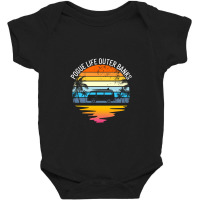 Pogue Life Outer Banks North Carolina Vacation Travel Baby Bodysuit | Artistshot