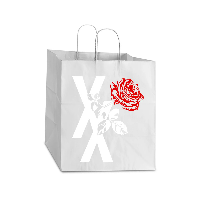 Roses Take Out Paper Bag - 14 X 10 X 15 1/2 | Artistshot