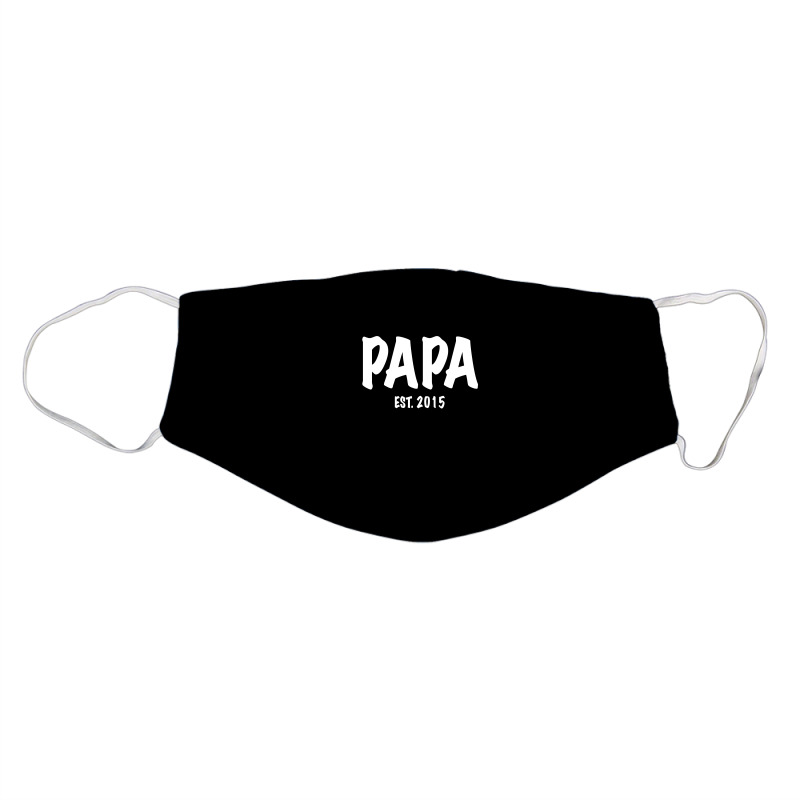 Papa Est. 2015 W Face Mask | Artistshot