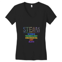 Steam Teacher Back To School Stem Women's V-neck T-shirt | Artistshot
