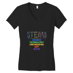 steam teacher back to school stem Women's V-Neck T-Shirt | Artistshot