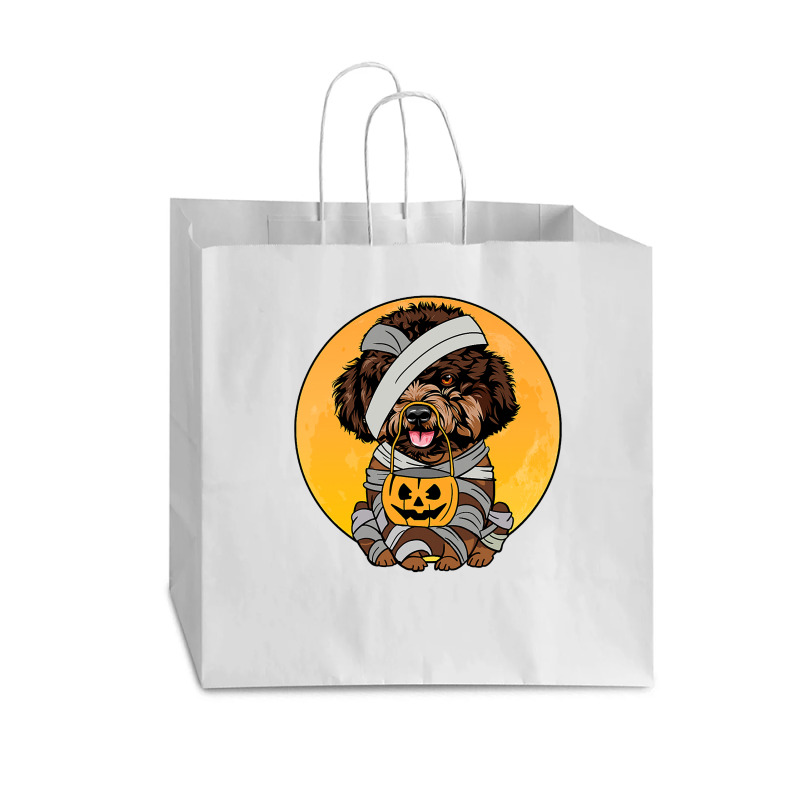 Poodle Dog Cute Halloween Costume Dog Lover Design 103 Vogue Paper Bag - 16 X 6 X 12 | Artistshot