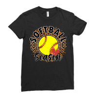 Softball Season Ladies Fitted T-shirt | Artistshot