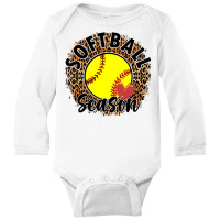 Softball Season Long Sleeve Baby Bodysuit | Artistshot