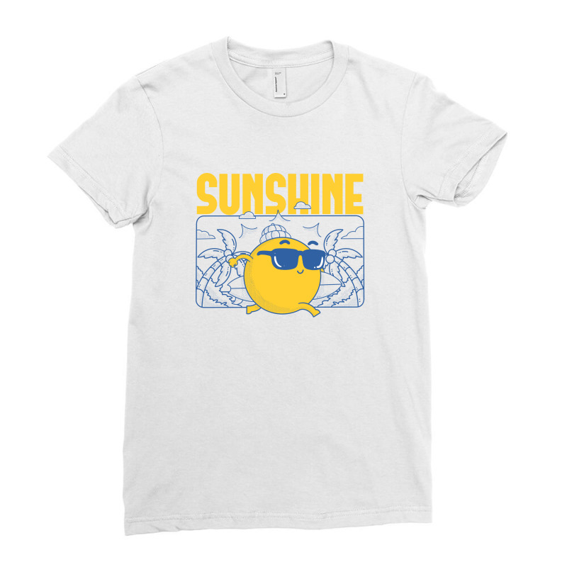 Sunshine Ladies Fitted T-shirt | Artistshot