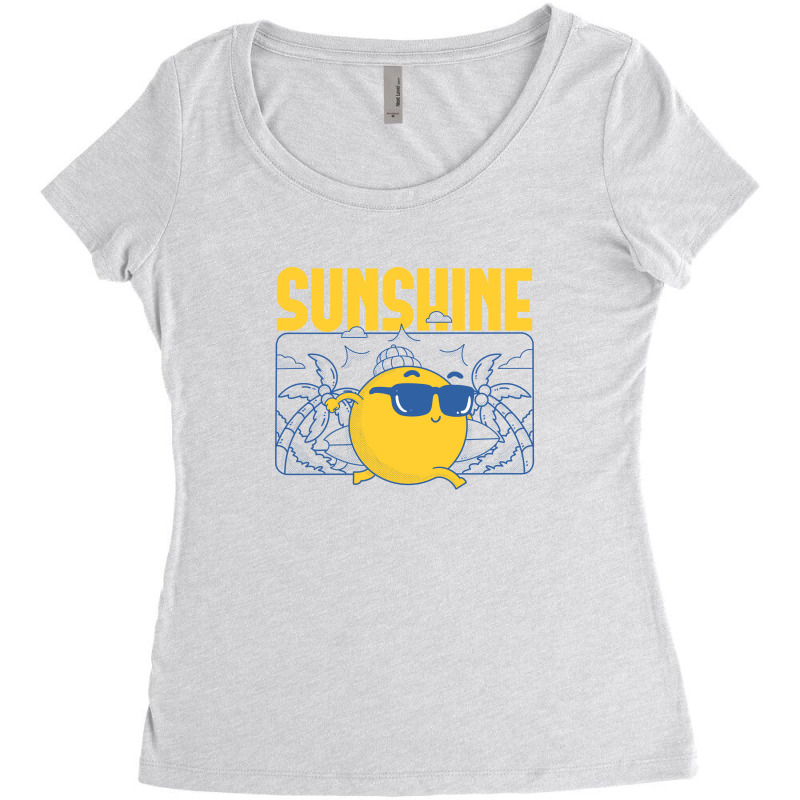 Sunshine Women's Triblend Scoop T-shirt | Artistshot