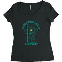 Adventure Calls, Answer  It Women's Triblend Scoop T-shirt | Artistshot