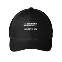 Strong Women Intimidate Boys And Excite [tb] Mesh Cap | Artistshot