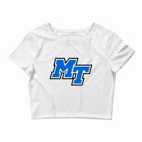 Middle Tennessee Blue Raiders Women's Basketball Crop Top | Artistshot