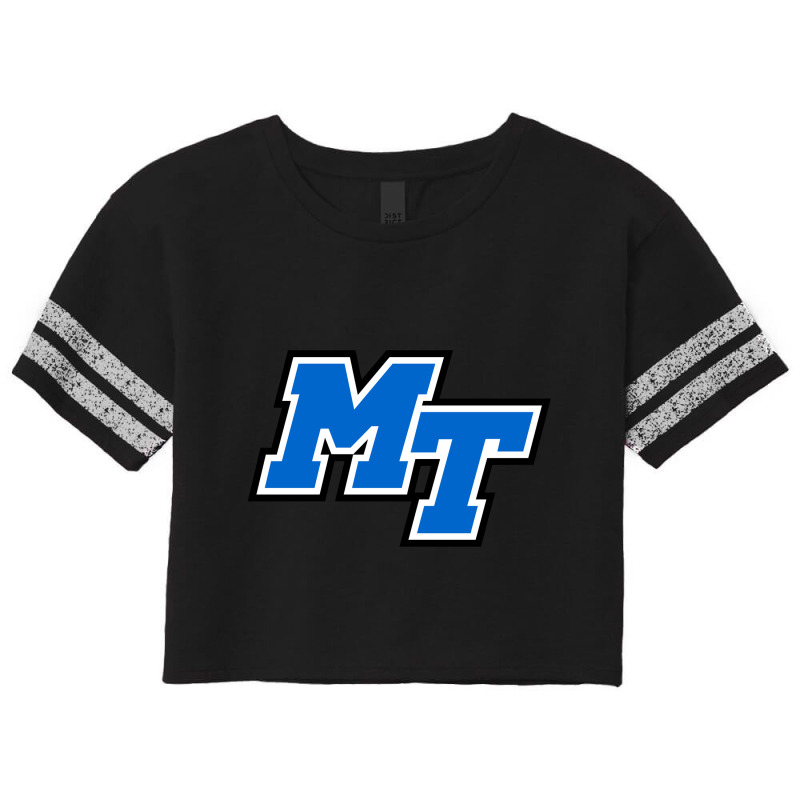 Middle Tennessee Blue Raiders Women's Basketball Scorecard Crop Tee by LeCharlos | Artistshot