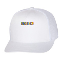 Brother Brick Builder Funny Blocks Master Builder T Shirt Trucker Cap | Artistshot