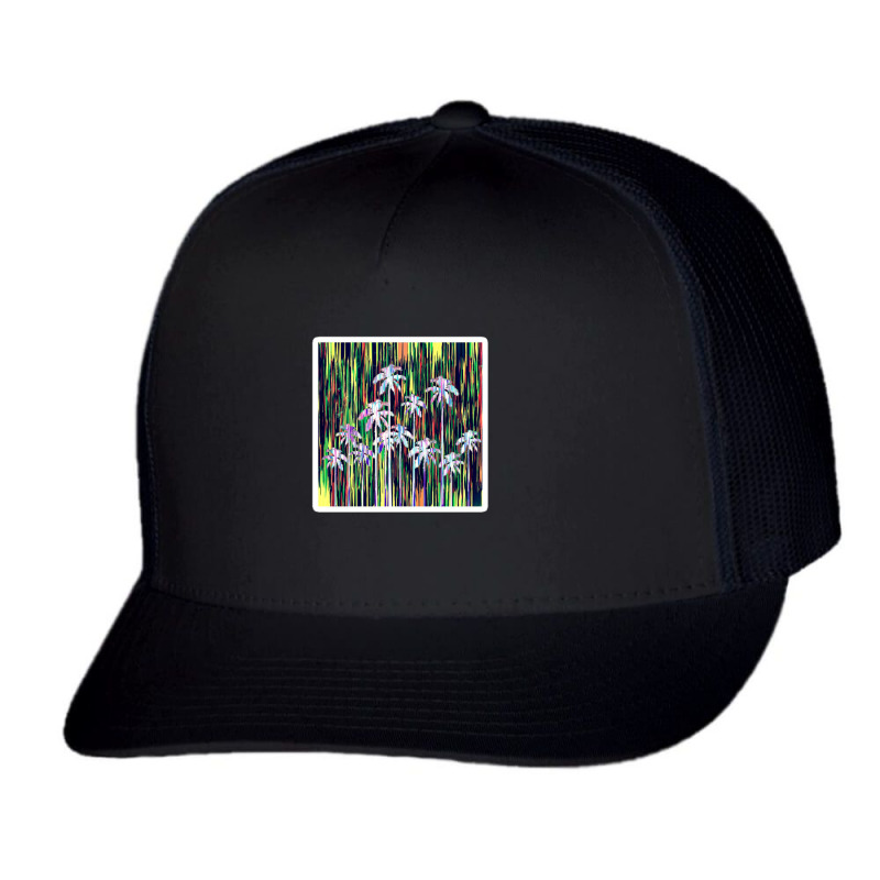 Modern Girly Triangles Geometric Pattern 15105413 Trucker Cap by izank2 | Artistshot