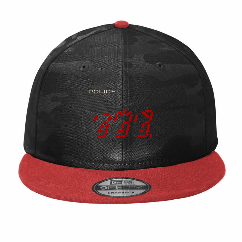 The Police Machine Camo Snapback by maulidil | Artistshot