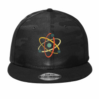 Cool Atom Art Men Women Biology Physics Chemistry Teacher T Shirt Camo Snapback | Artistshot