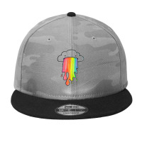 Cloud Overlay Rainbow Camo Snapback | Artistshot