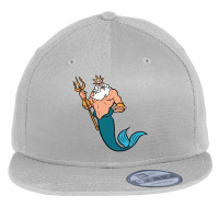 King Triton Flat Bill Snapback Cap | Artistshot