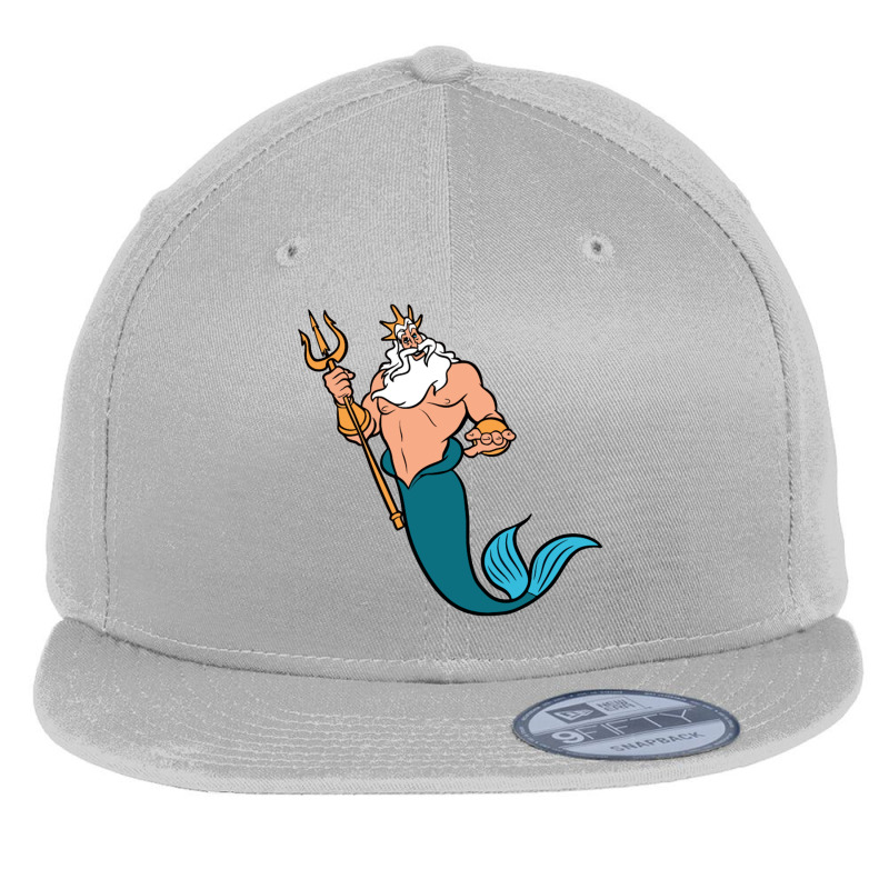 King Triton Flat Bill Snapback Cap by mukidey | Artistshot