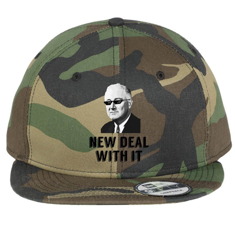 New Deal Flat Bill Snapback Cap | Artistshot