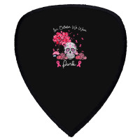 In October We Wear Pink Sugar Skull Moon Breast Cancer Shield S Patch | Artistshot