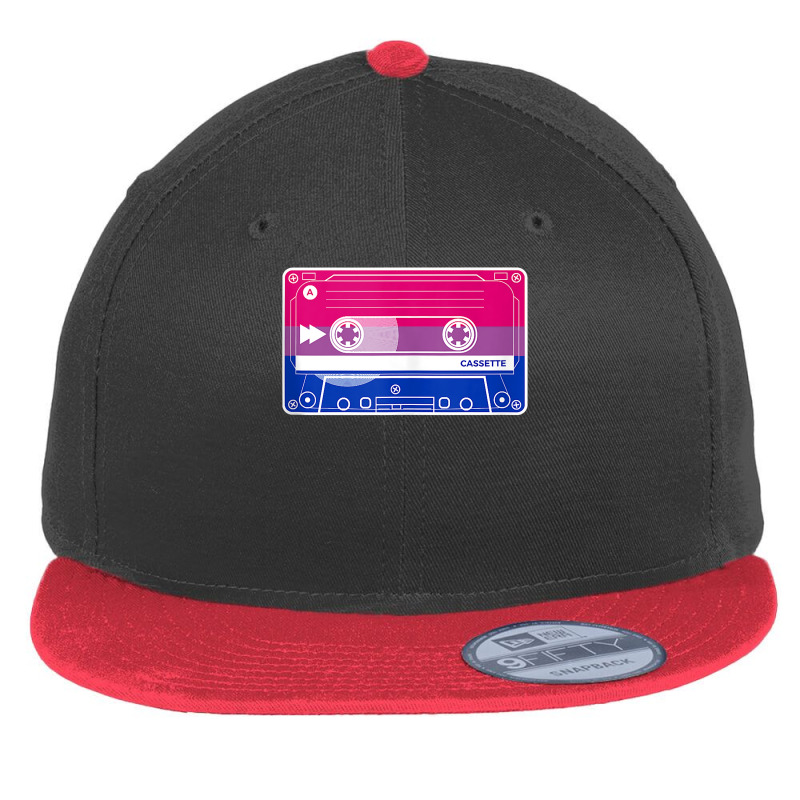 Retro Vintage 80s 90s Cassette Tape Bisexual Pride Flag Tank Top Flat Bill Snapback Cap by SchonbergerKamile | Artistshot