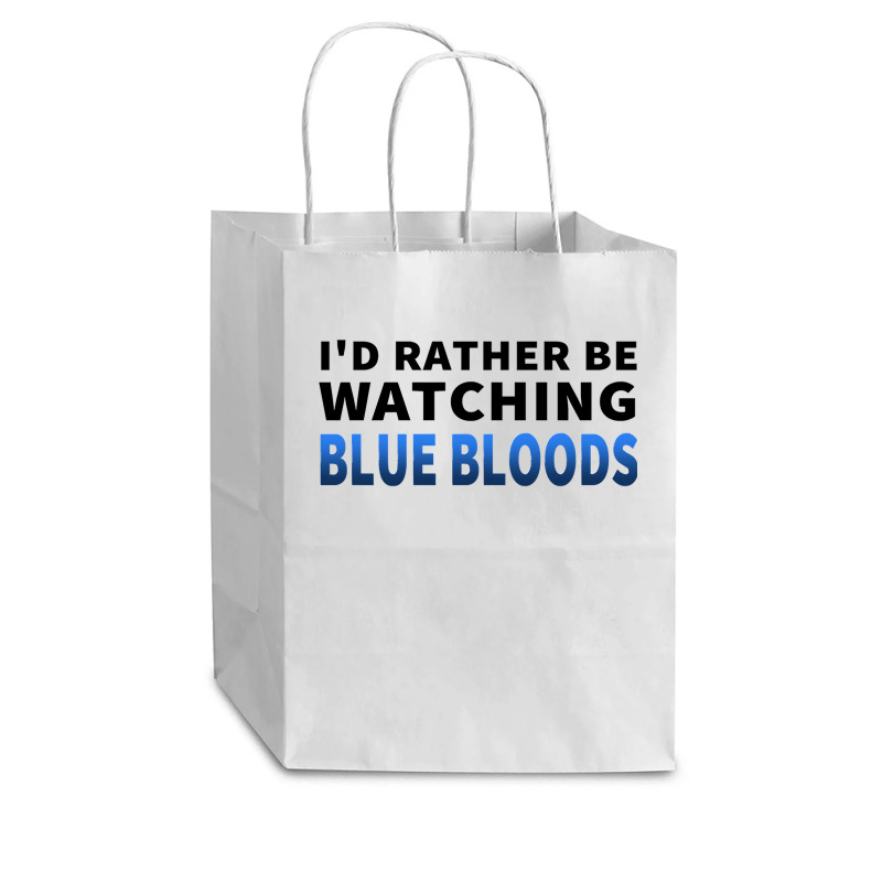 Gifts Idea Blue Cute Bloods Mens Womens Cub Paper Bag - 8 X 4 1/2 X 10 1/4 | Artistshot