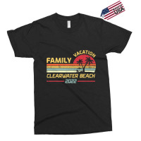 Family Vacation 2022 Vintage Retro Florida Clearwater Beach Premium Exclusive T-shirt | Artistshot