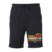 Family Vacation 2022 Vintage Retro Florida Clearwater Beach Premium Fleece Short | Artistshot