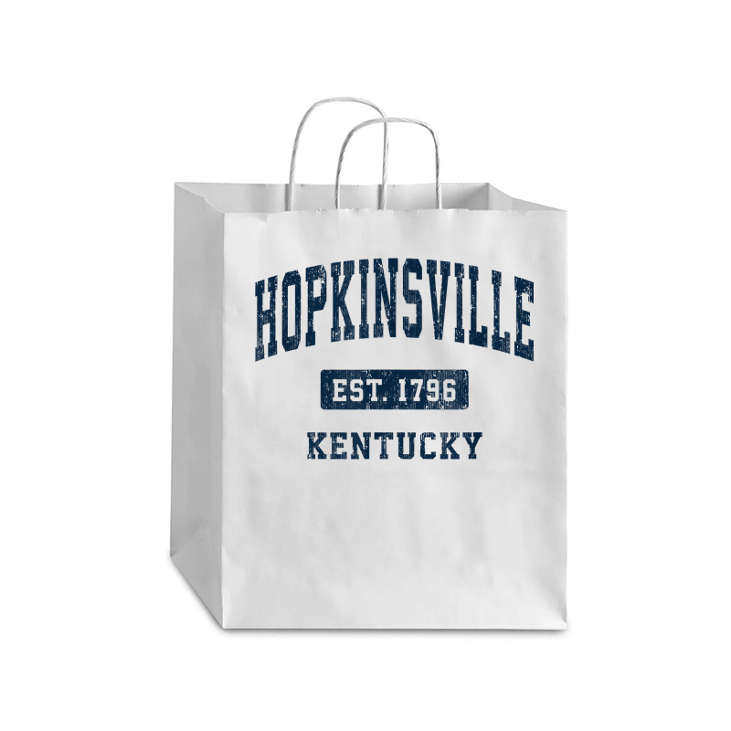 Hopkinsville Kentucky Ky Vintage Athletic Sports Design T Shirt Debie Paper Bag - 10 X 5 X 13 | Artistshot