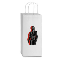 The Boys Tv Show Finale Black Noir Double Wine Paper Bag - 6 1/2 X 3 1/2 X 12 3/8 | Artistshot